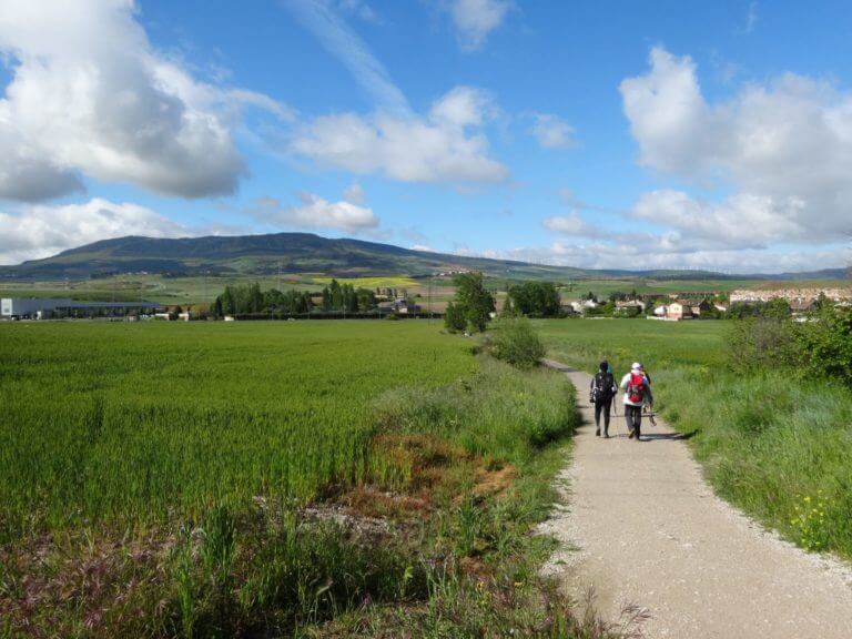 Pilgrims outside Pamplona, El Camino, Iberian Dreamer